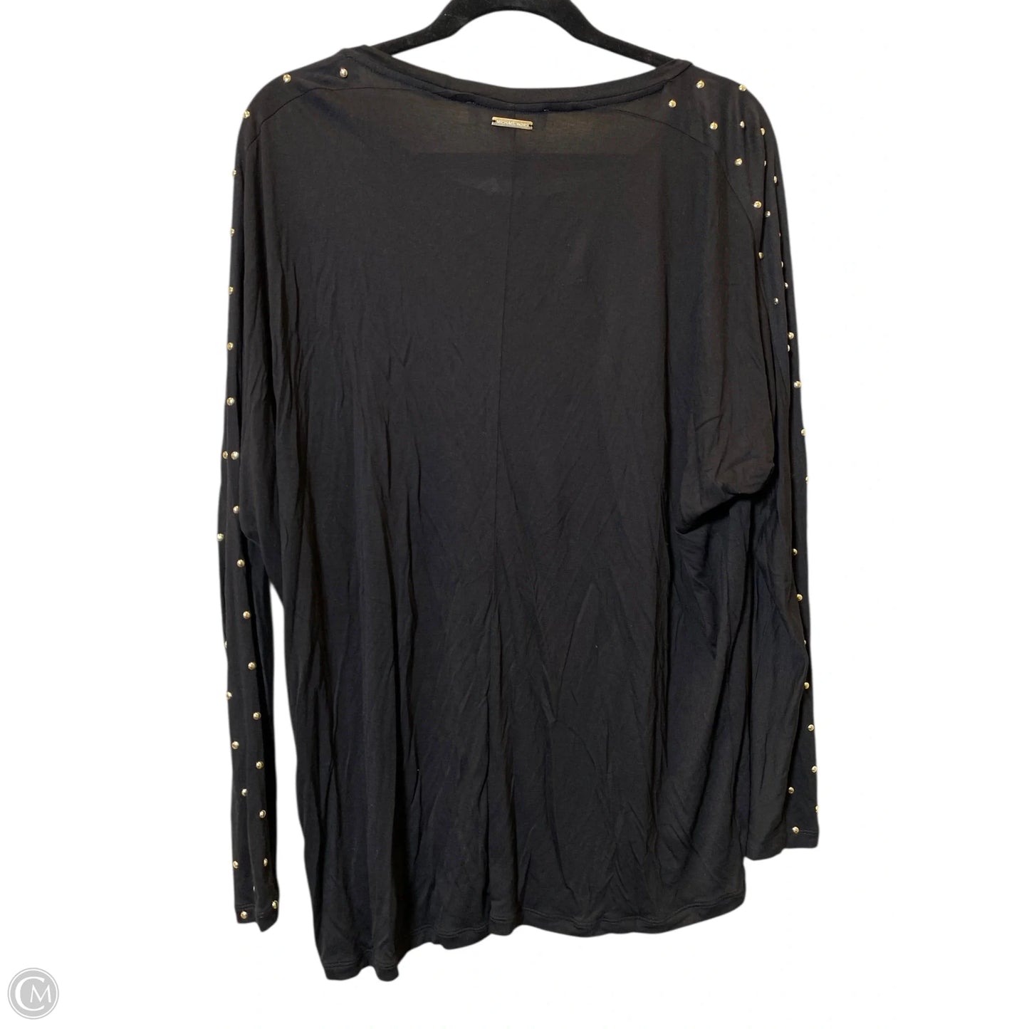 Top Long Sleeve By Michael By Michael Kors In Black, Size: M