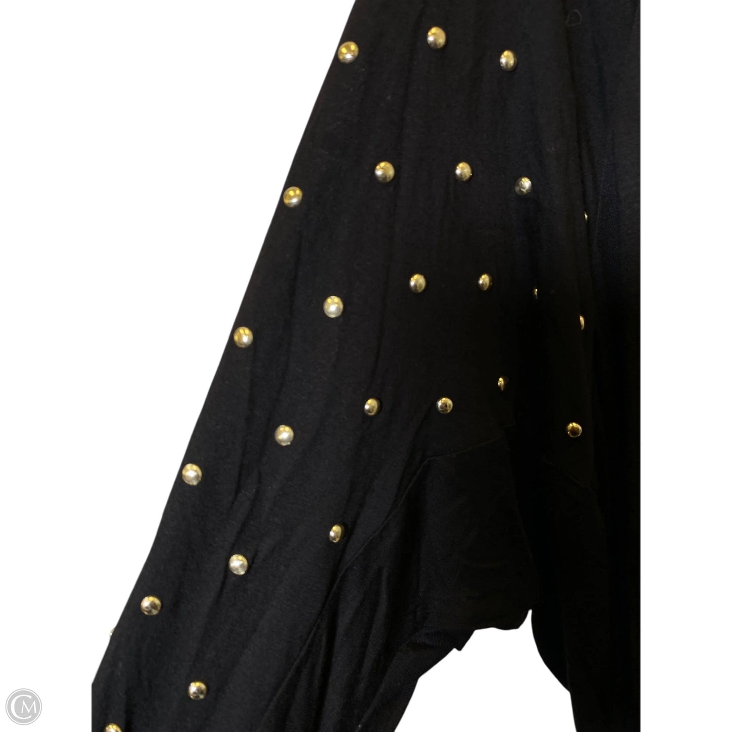 Top Long Sleeve By Michael By Michael Kors In Black, Size: M