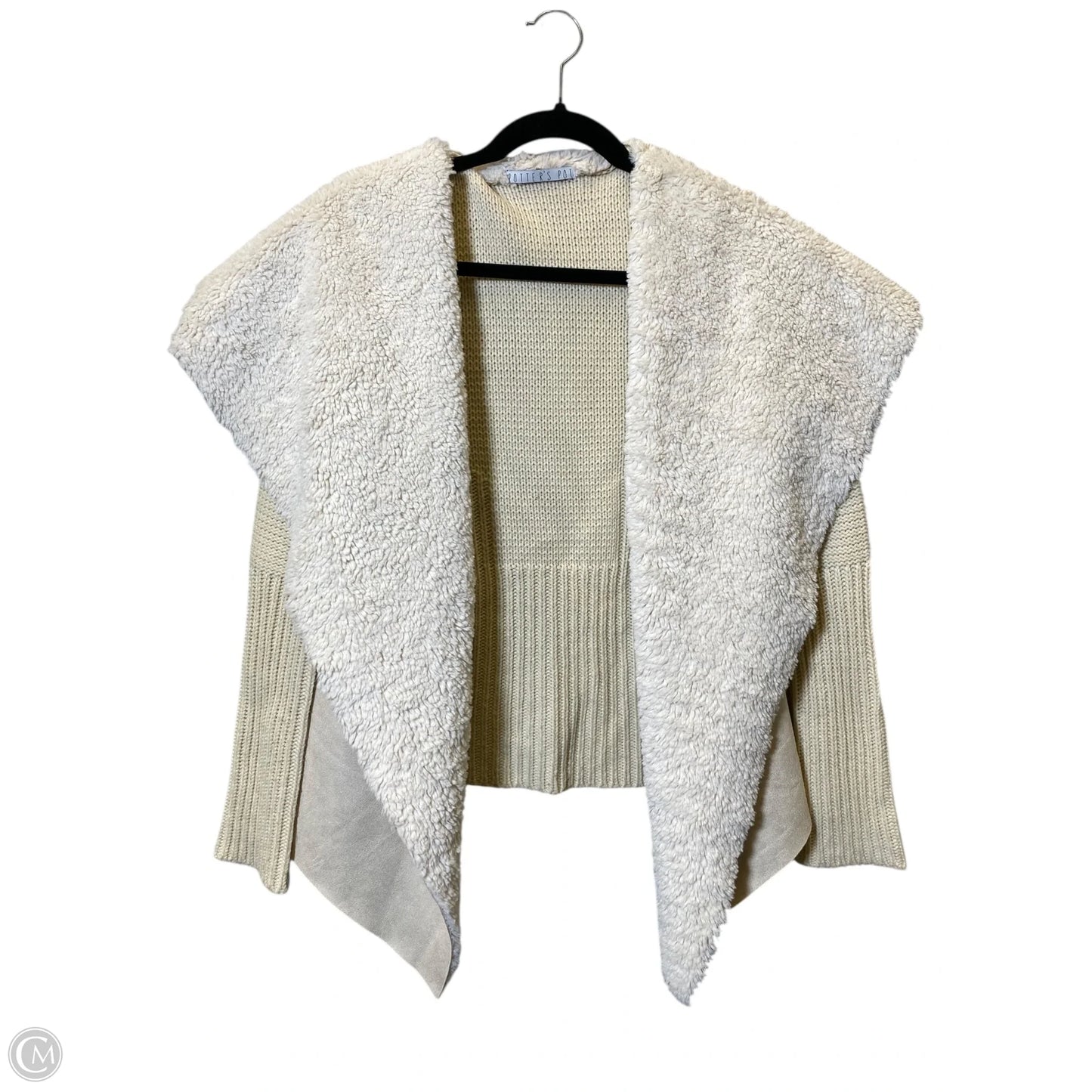 Cardigan By Potters Pot In Beige, Size: M