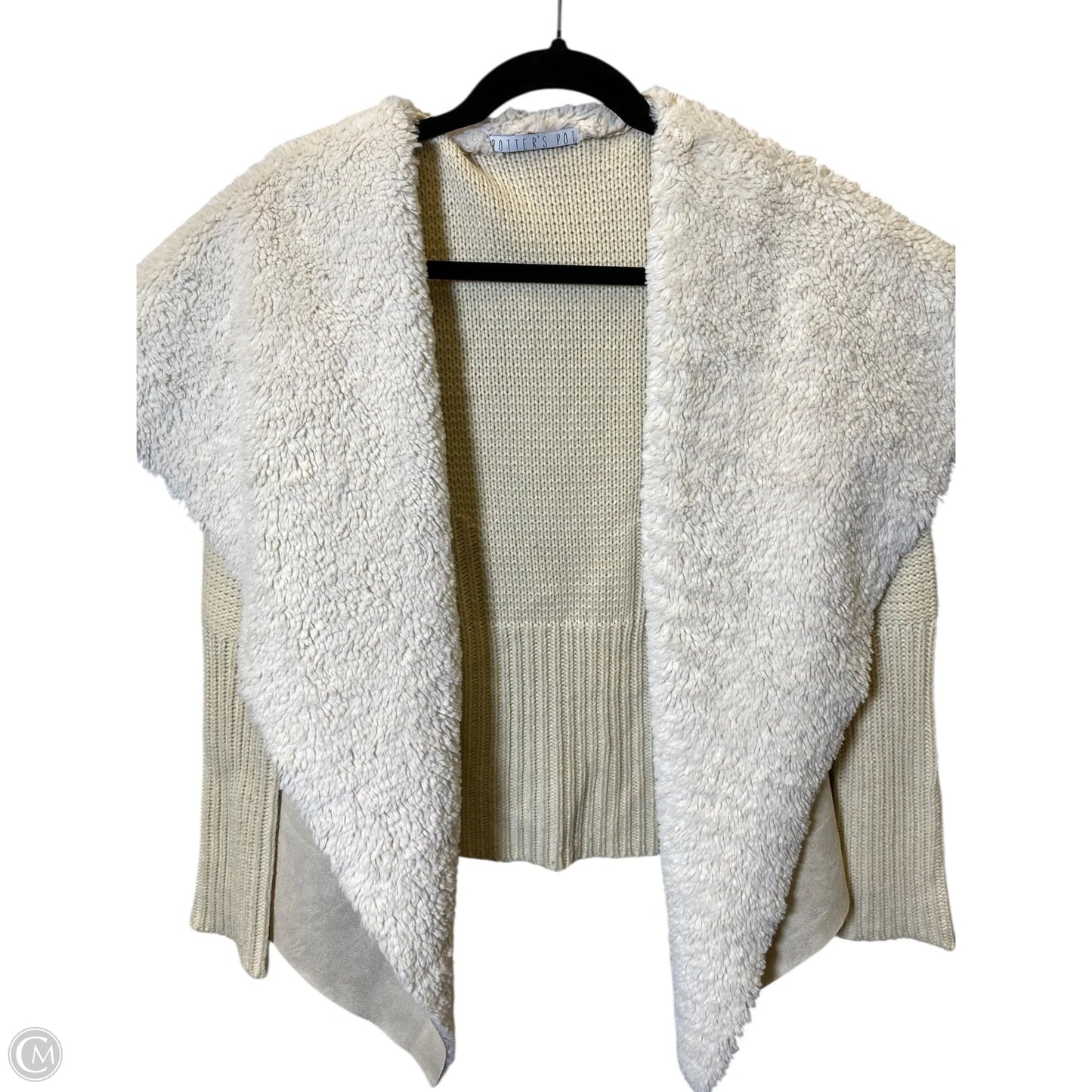 Cardigan By Potters Pot In Beige, Size: M