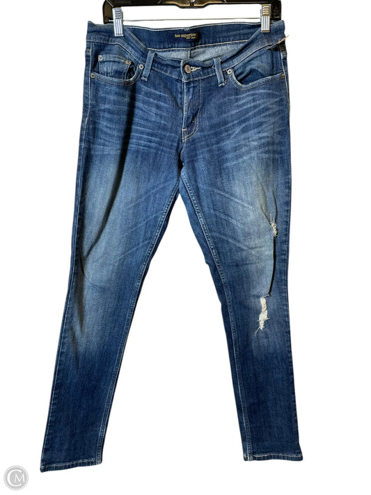 Jeans Skinny By Levis In Blue Denim, Size: 8