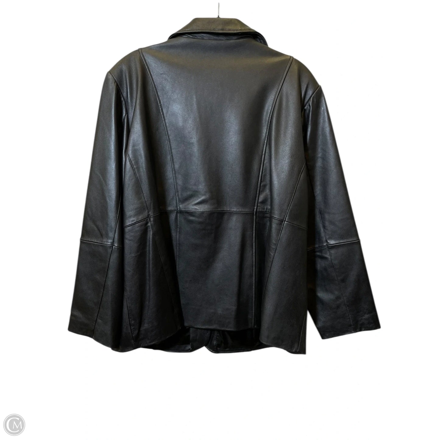 Jacket Leather By Uniform In Black, Size: 2x