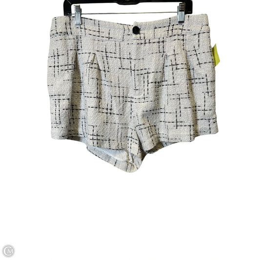 Shorts By Maeve In Black & White, Size: 14