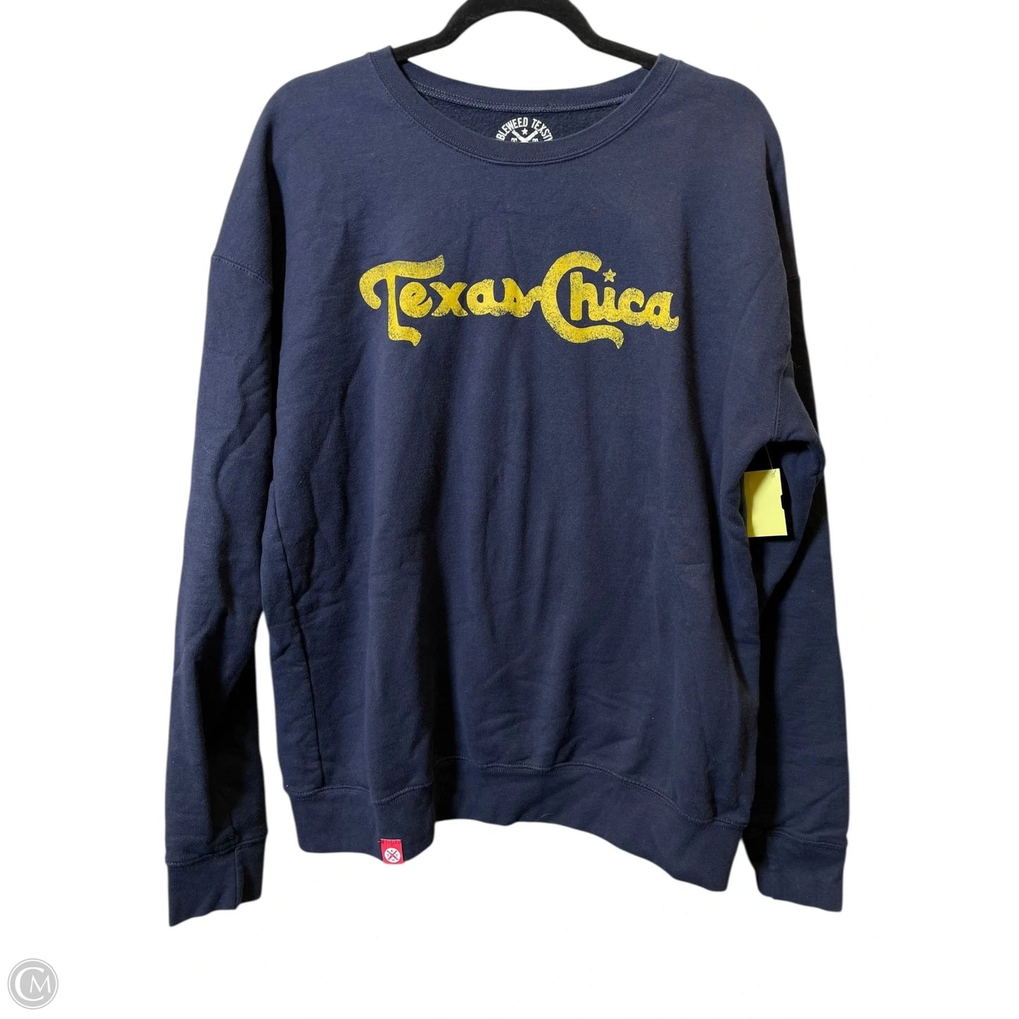 Sweatshirt Crewneck By Clothes Mentor In Navy, Size: L