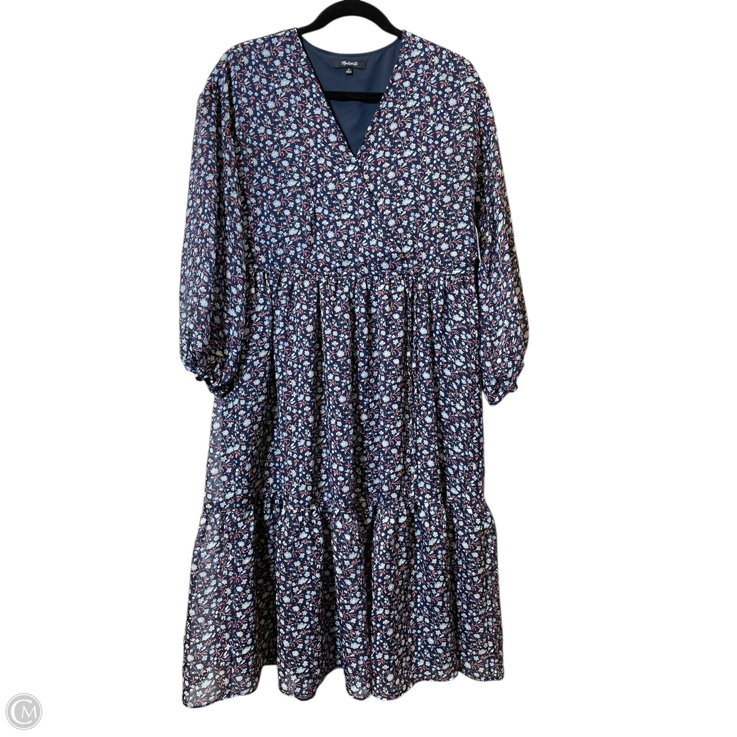 Dress Casual Midi By Madewell In Multi-colored, Size: M