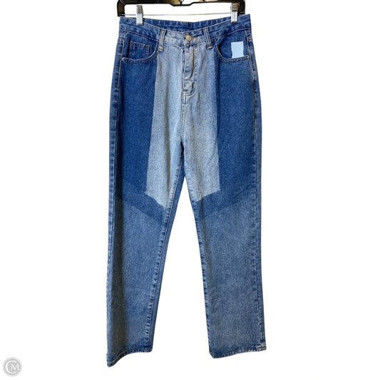 Jeans Straight By Princess Polly In Blue Denim, Size: 6