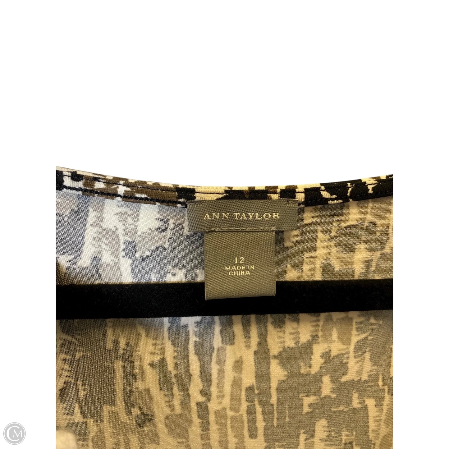 Dress Casual Midi By Ann Taylor In Multi-colored, Size: 12