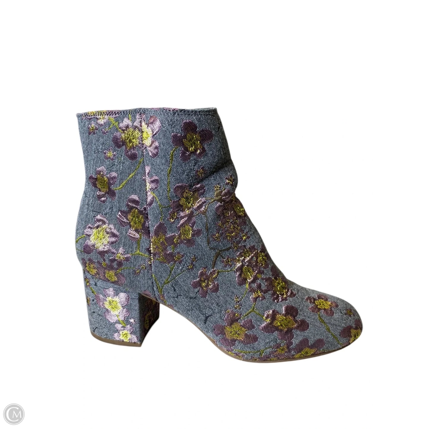 Boots Ankle Heels By Zigi Soho In Floral Print, Size: 7