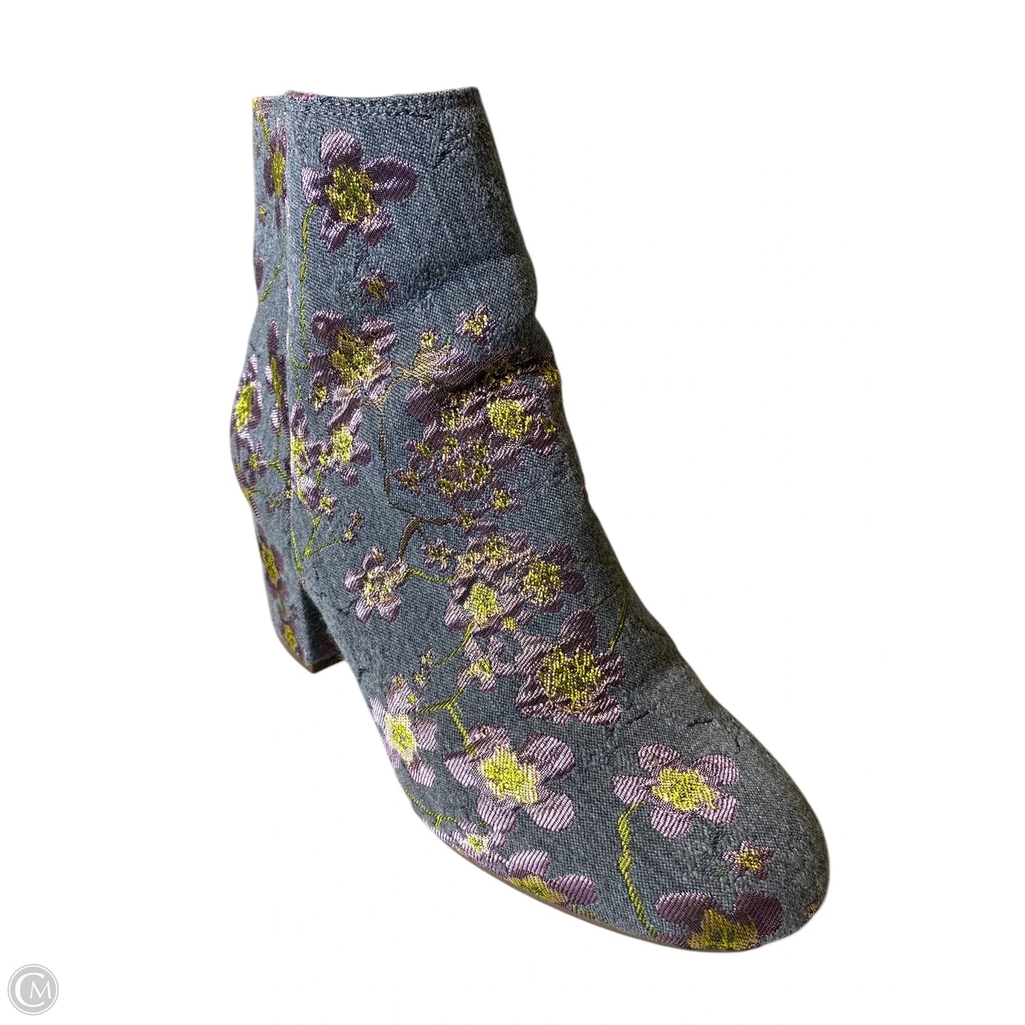 Boots Ankle Heels By Zigi Soho In Floral Print, Size: 7