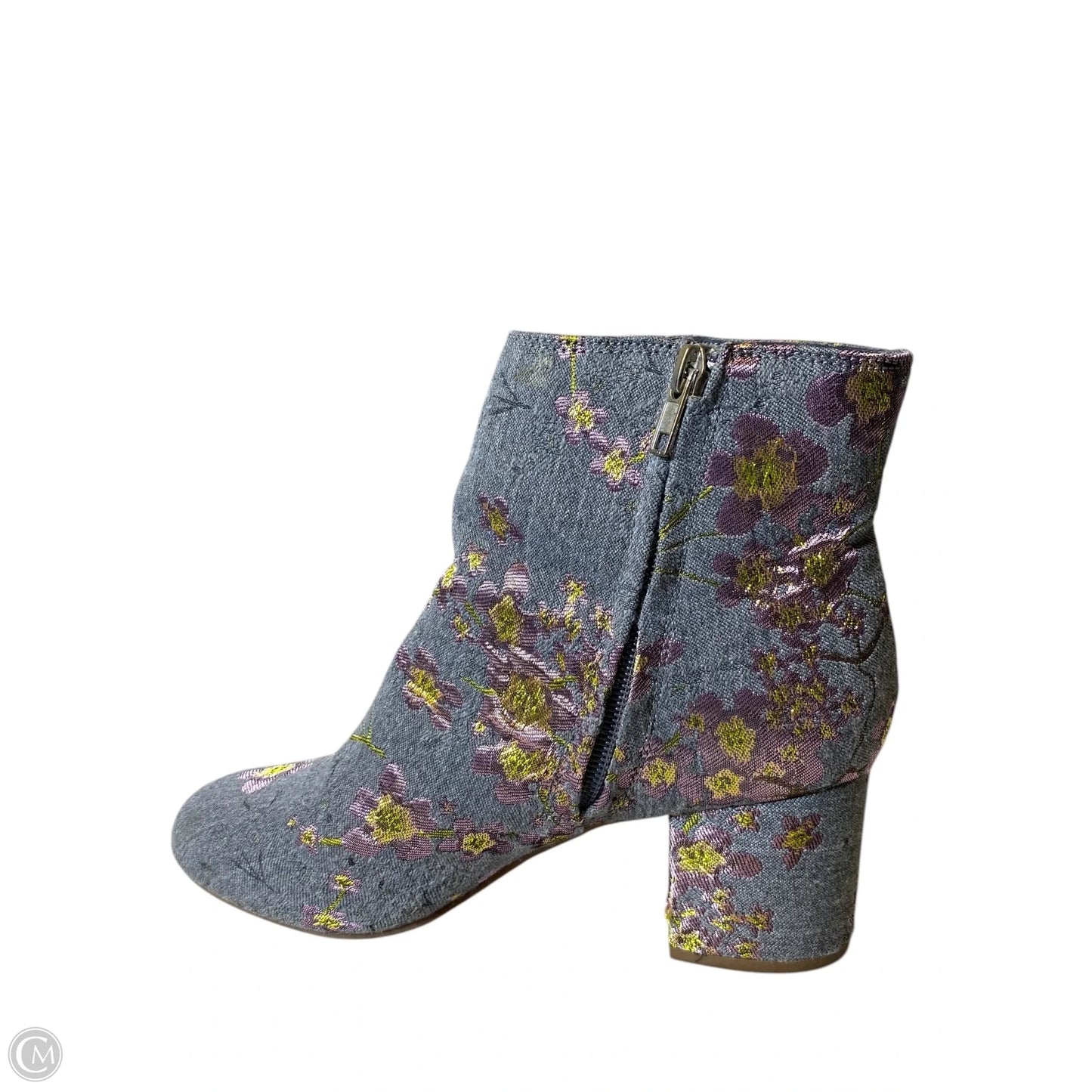 Boots Ankle Heels By Zigi Soho In Floral Print, Size: 7