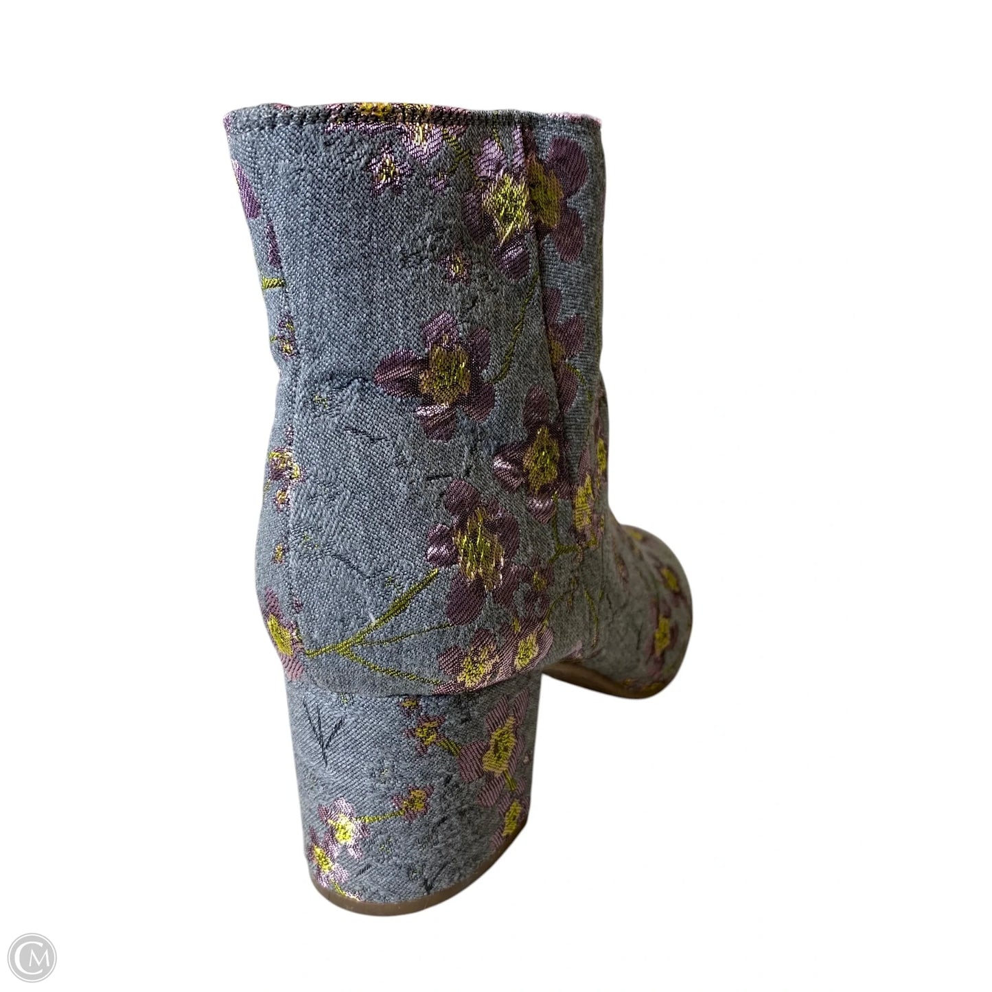 Boots Ankle Heels By Zigi Soho In Floral Print, Size: 7