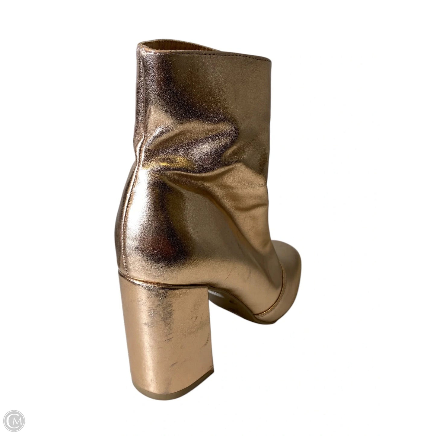 Boots Ankle Heels By Wild Diva In Rose Gold, Size: 7