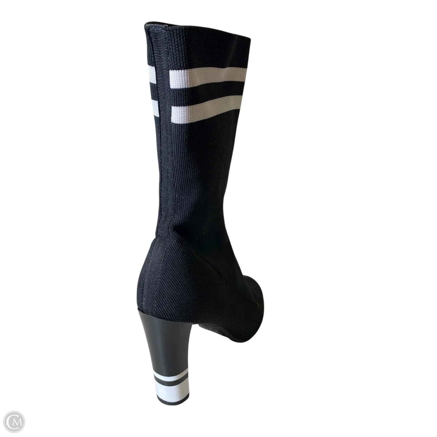 Boots Mid-calf Heels By Circus By Sam Edelman In Black & White, Size: 7