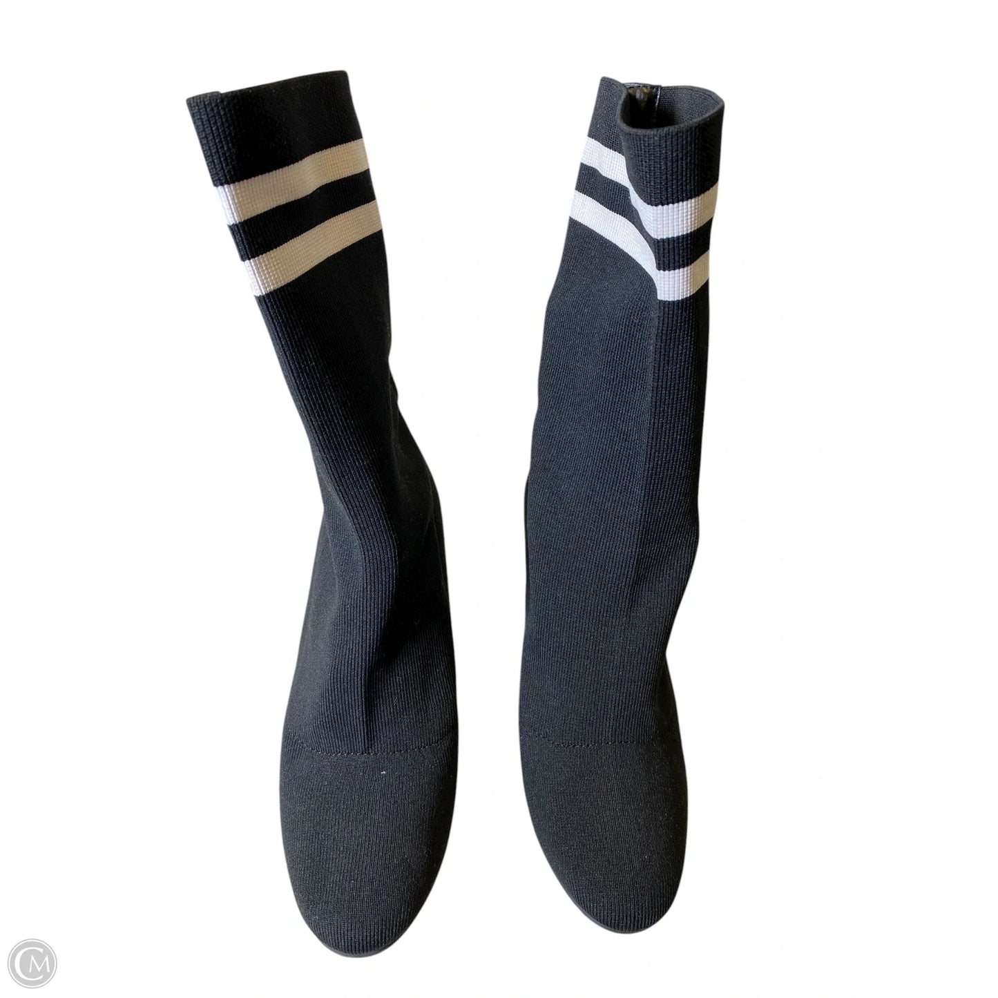 Boots Mid-calf Heels By Circus By Sam Edelman In Black & White, Size: 7