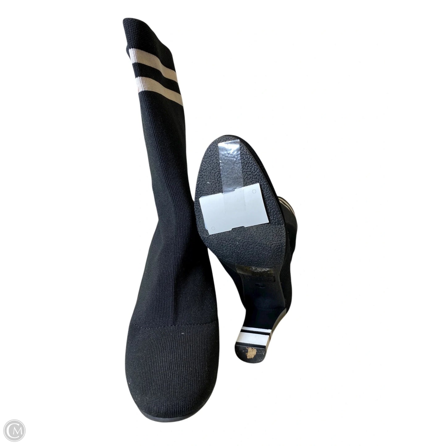 Boots Mid-calf Heels By Circus By Sam Edelman In Black & White, Size: 7