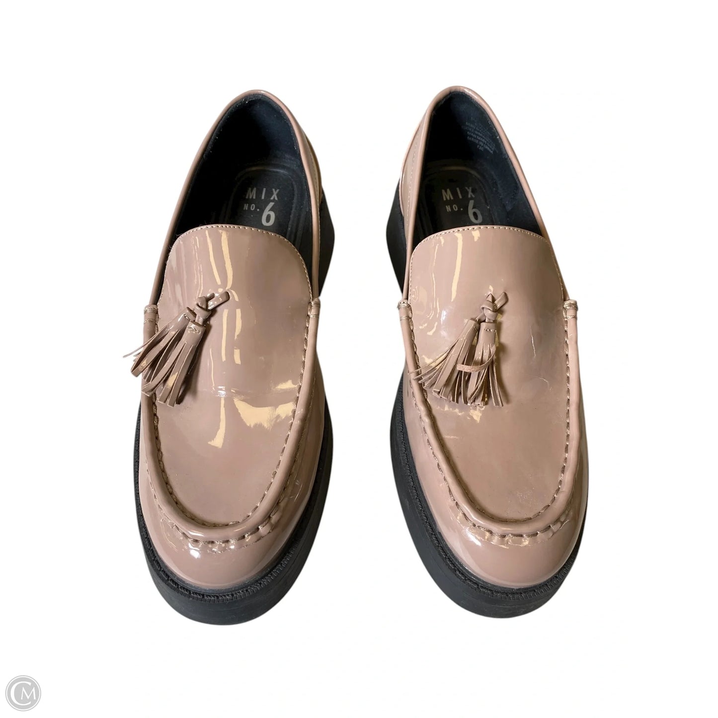 Shoes Heels Platform By Mix No 6 In Taupe, Size: 9.5