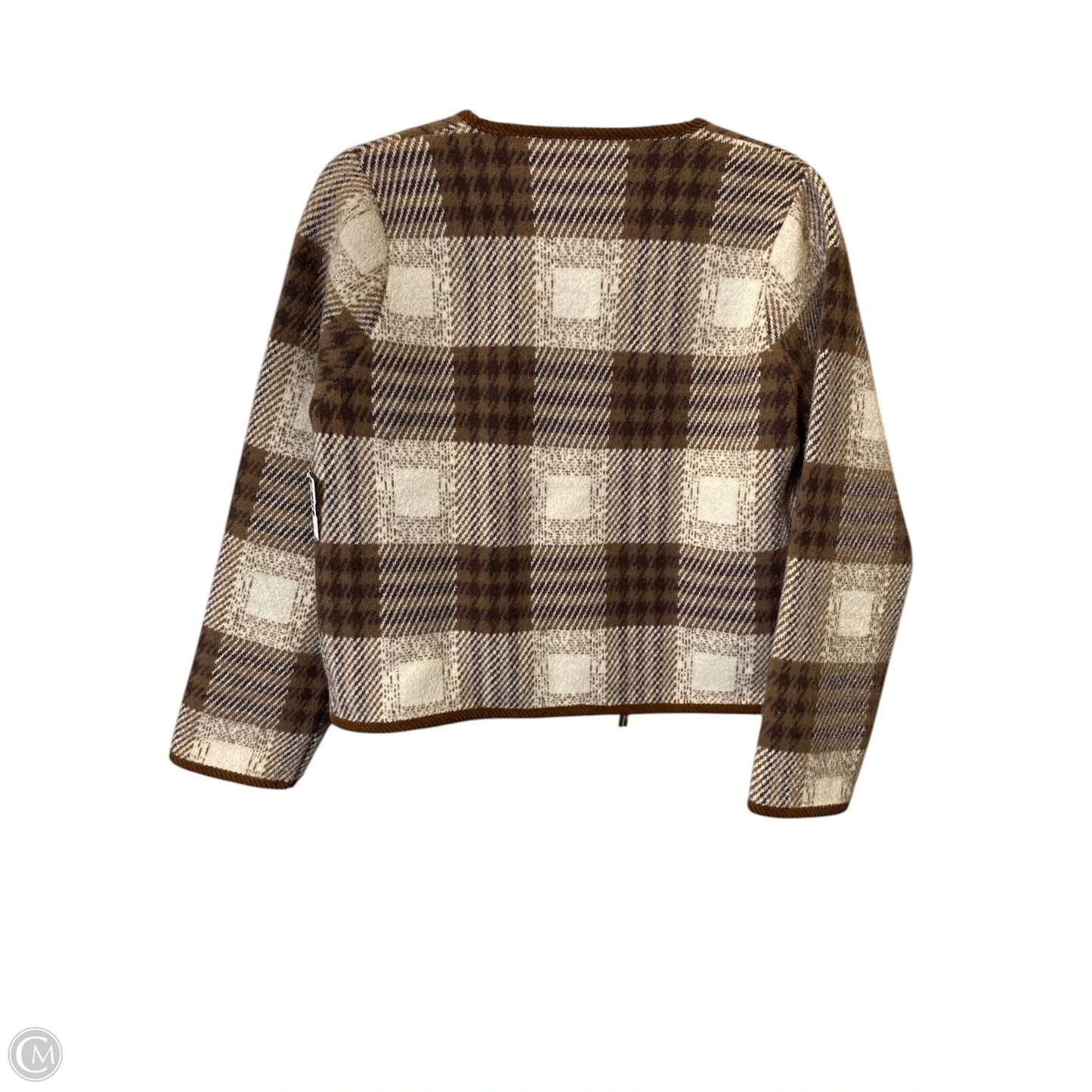 Jacket Other By Clothes Mentor In Brown & Cream, Size: Xs