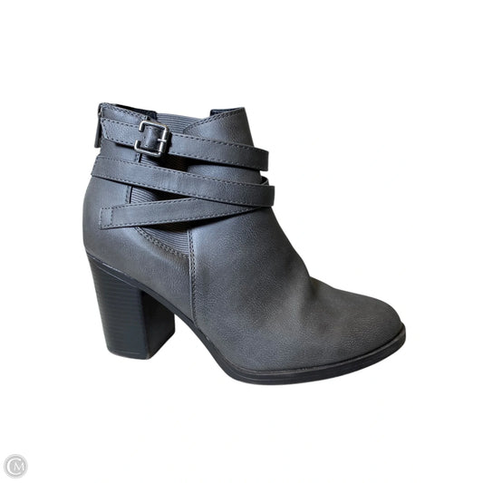 Boots Ankle Heels By Dream Pairs In Grey, Size: 9