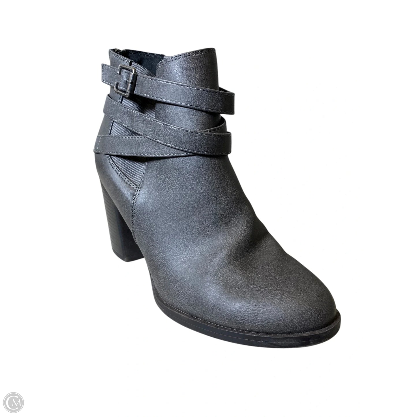 Boots Ankle Heels By Dream Pairs In Grey, Size: 9