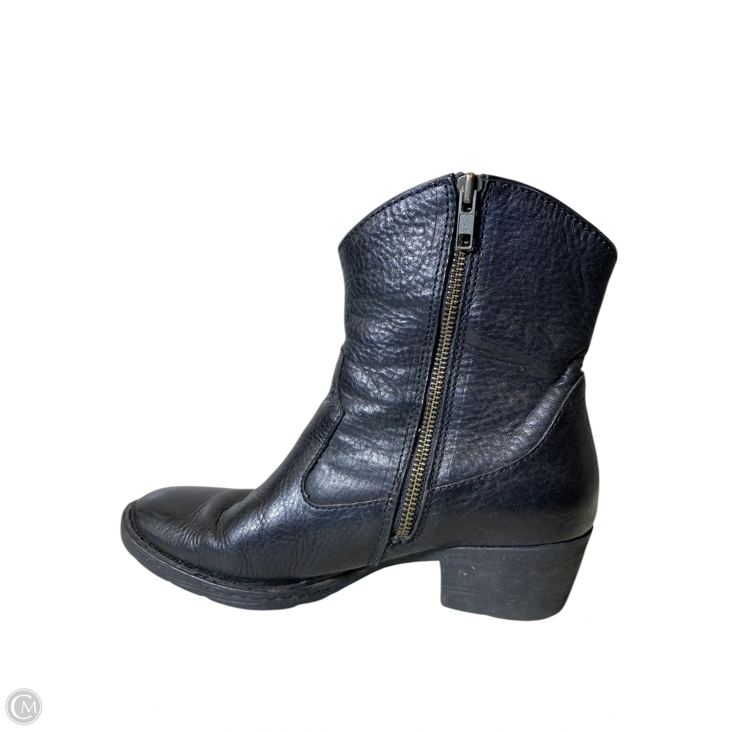 Boots Ankle Heels By Born In Black, Size: 7.5