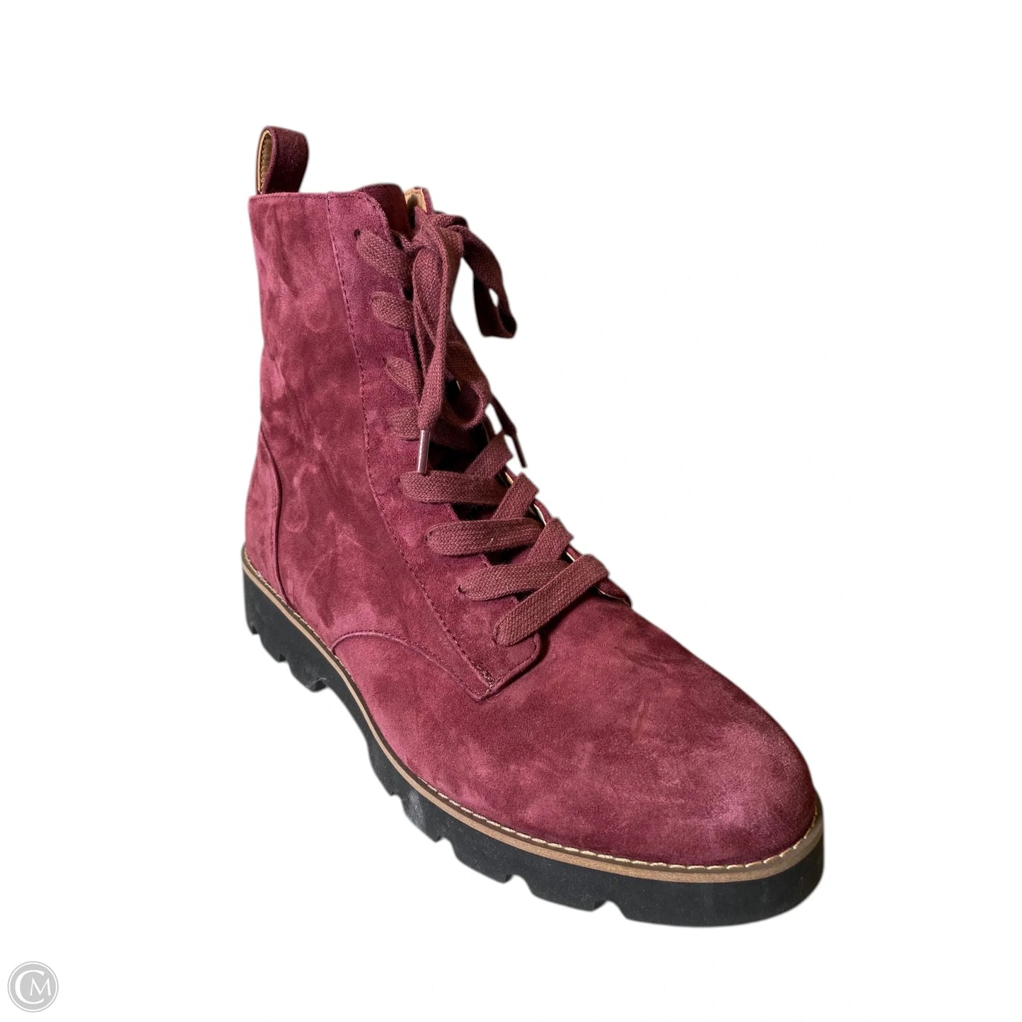 Boots Ankle Flats By Vionic In Maroon, Size: 8.5