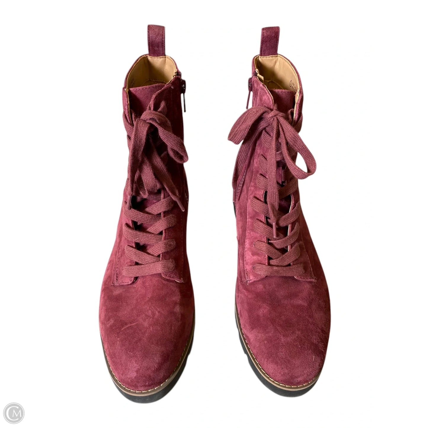 Boots Ankle Flats By Vionic In Maroon, Size: 8.5