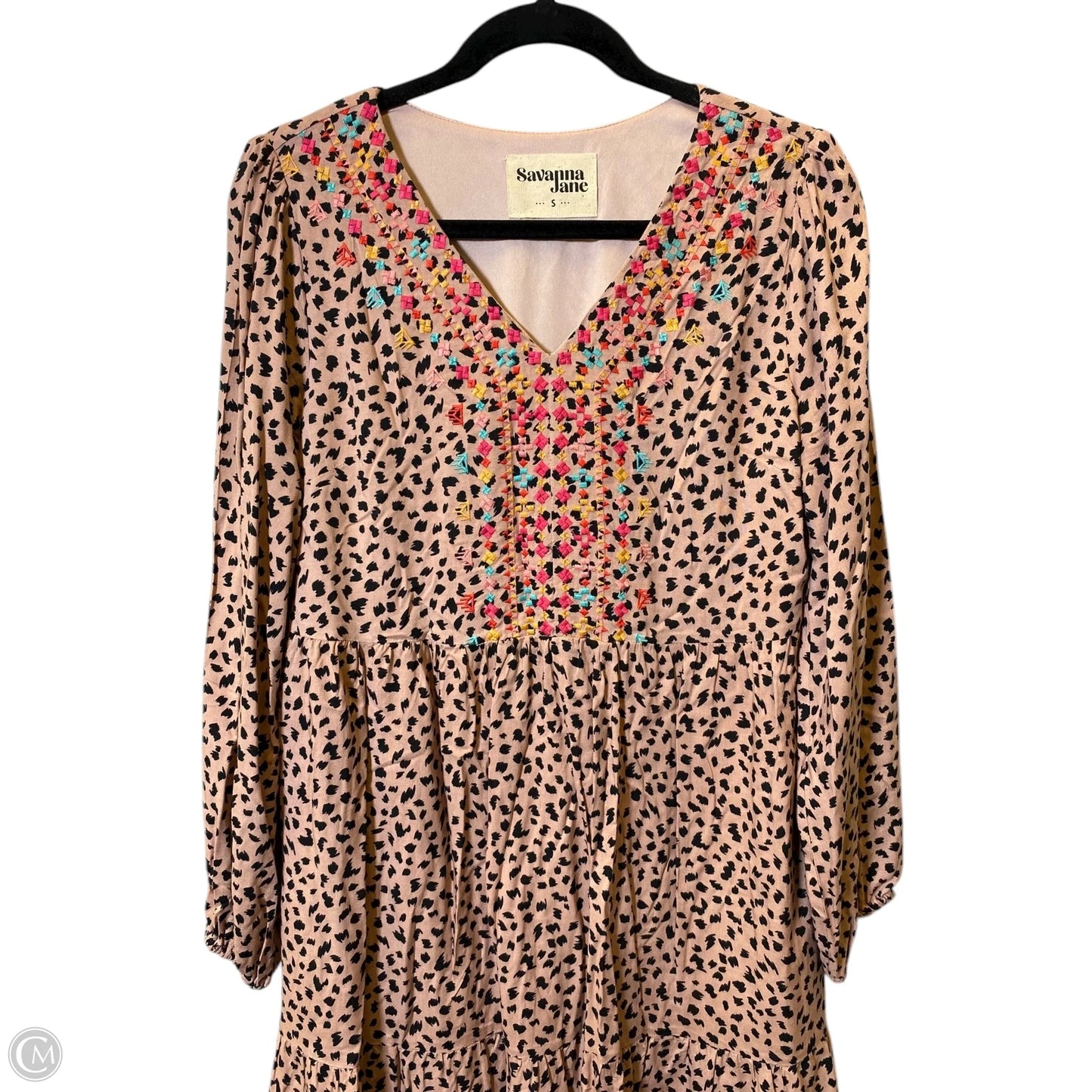 Dress Casual Short By Savanna Jane In Animal Print, Size: S