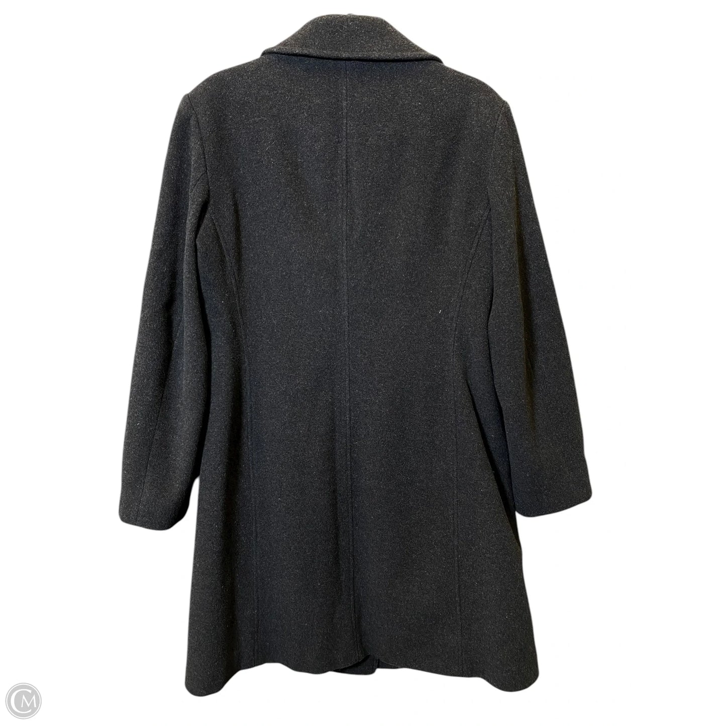 Coat Peacoat By Herman Kay In Black, Size: L