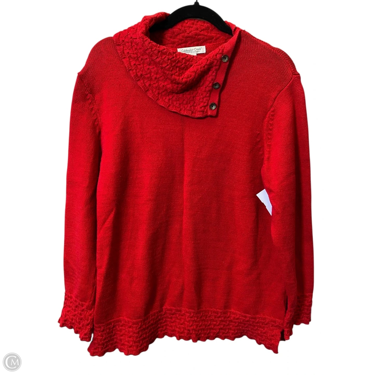 Sweater By Coldwater Creek In Red, Size: L