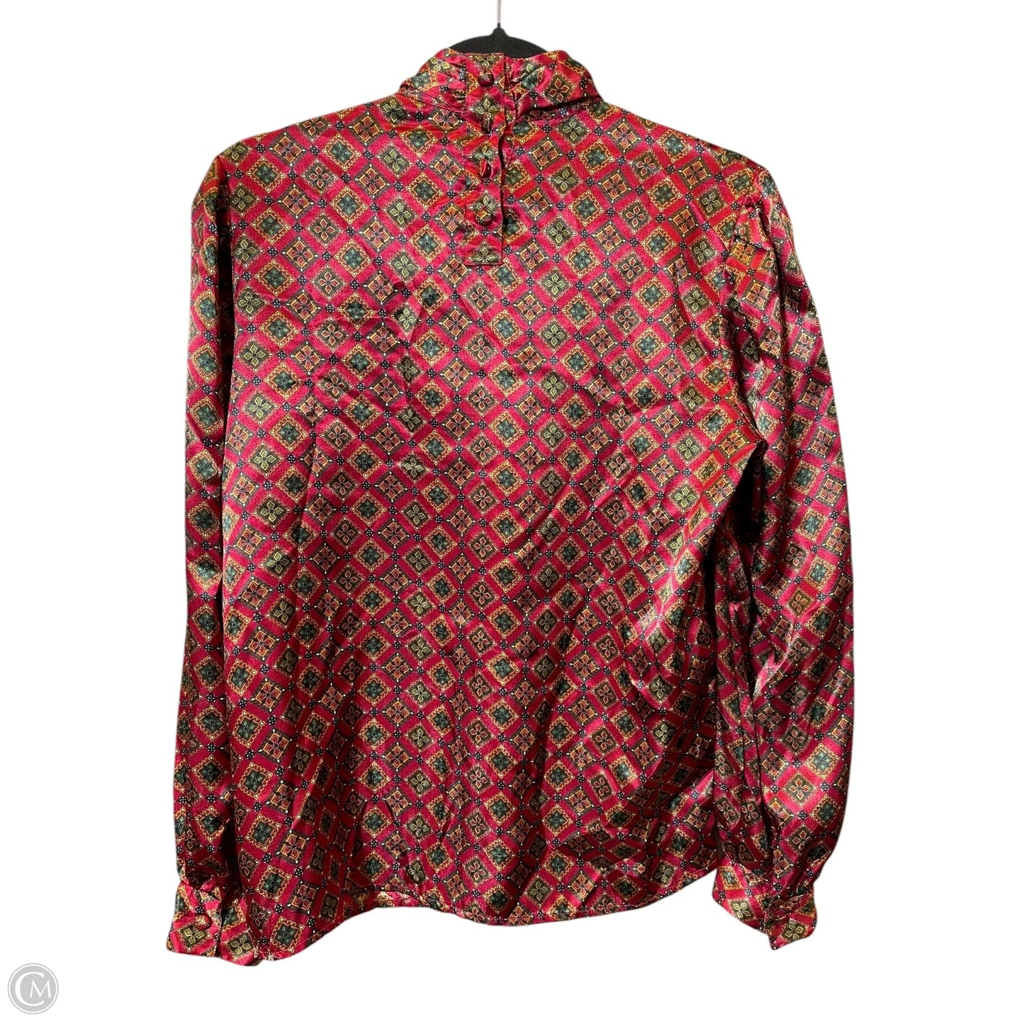 Blouse Long Sleeve By Clothes Mentor In Multi-colored, Size: 6