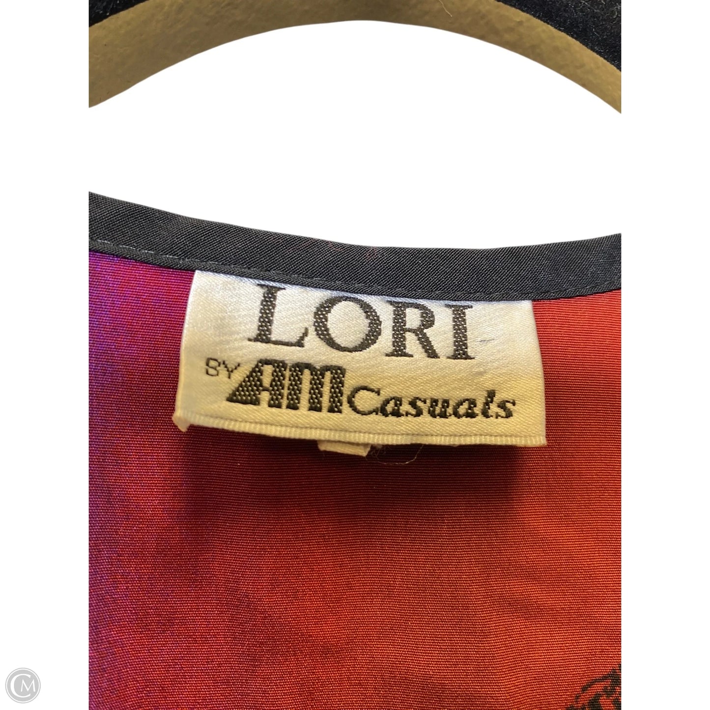 Blouse Long Sleeve By Clothes Mentor In Multi-colored, Size: M