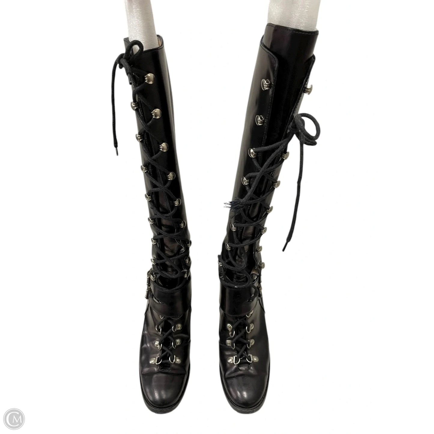 Boots Designer By Michael Kors In Black, Size: 8