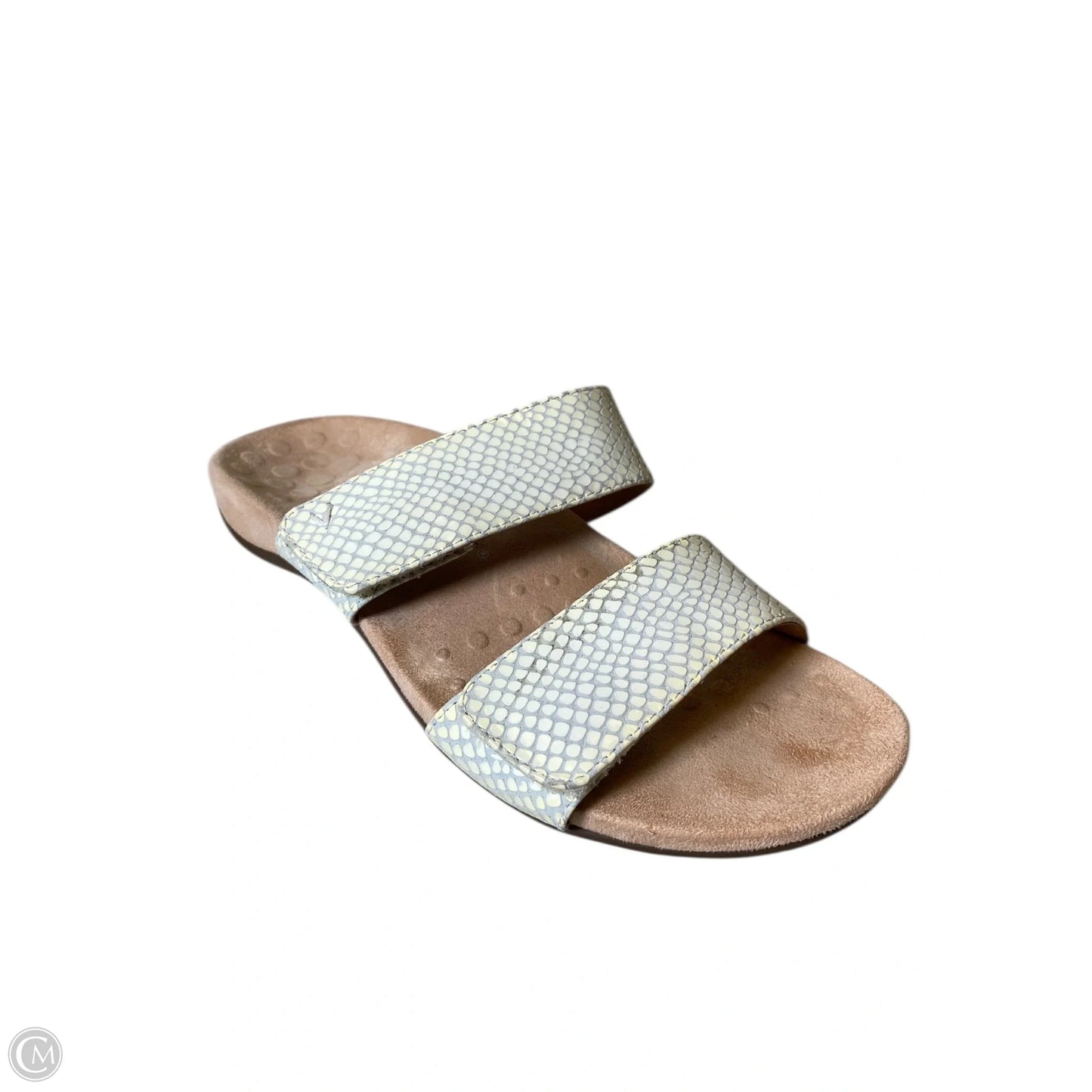 Sandals Flats By Vionic In Cream, Size: 8
