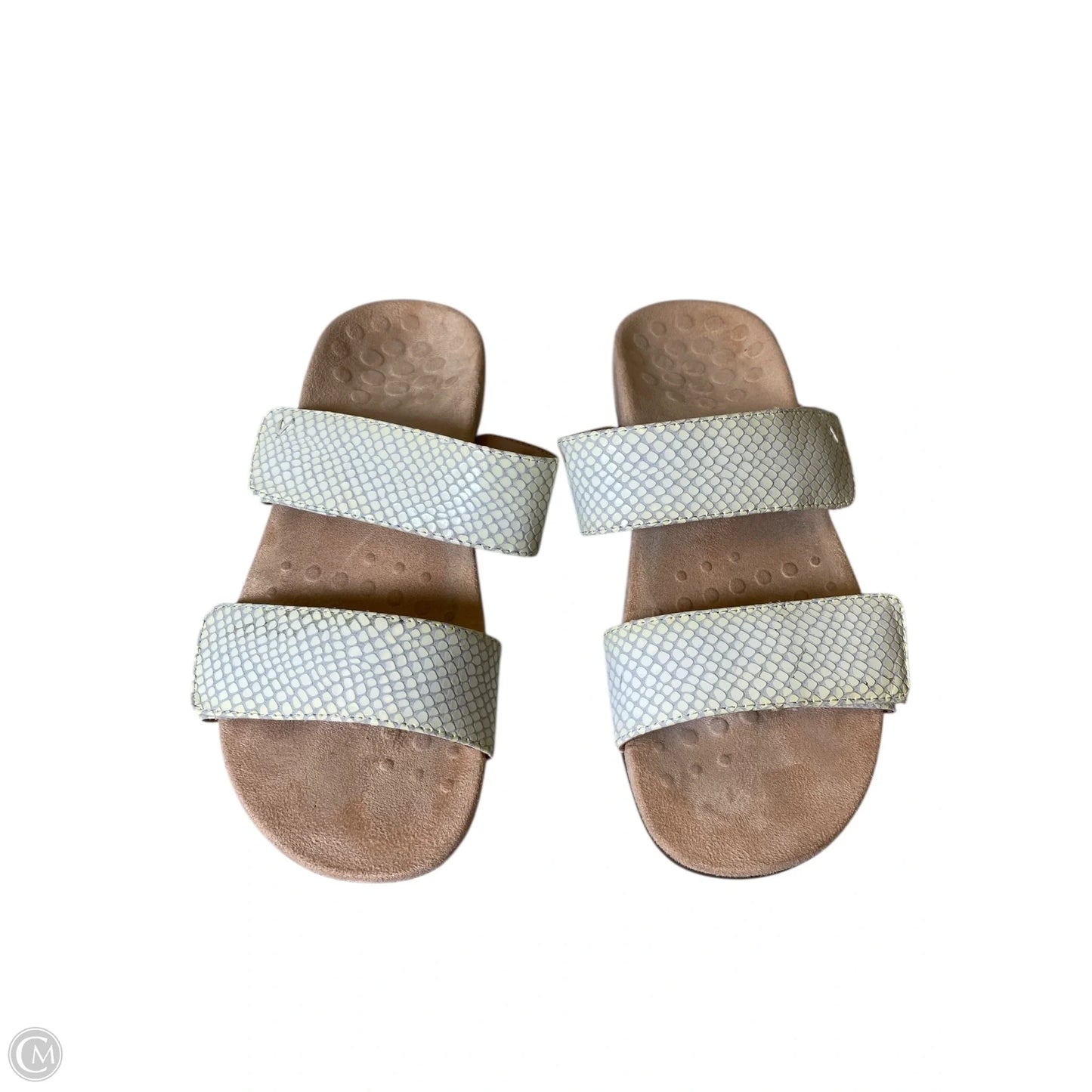 Sandals Flats By Vionic In Cream, Size: 8