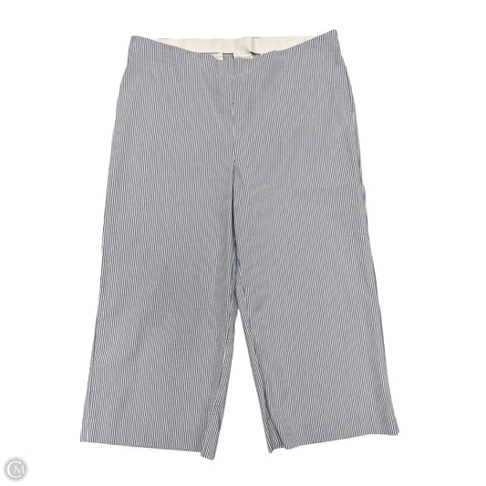 Pants Wide Leg By Chicos In Blue & White, Size: 16