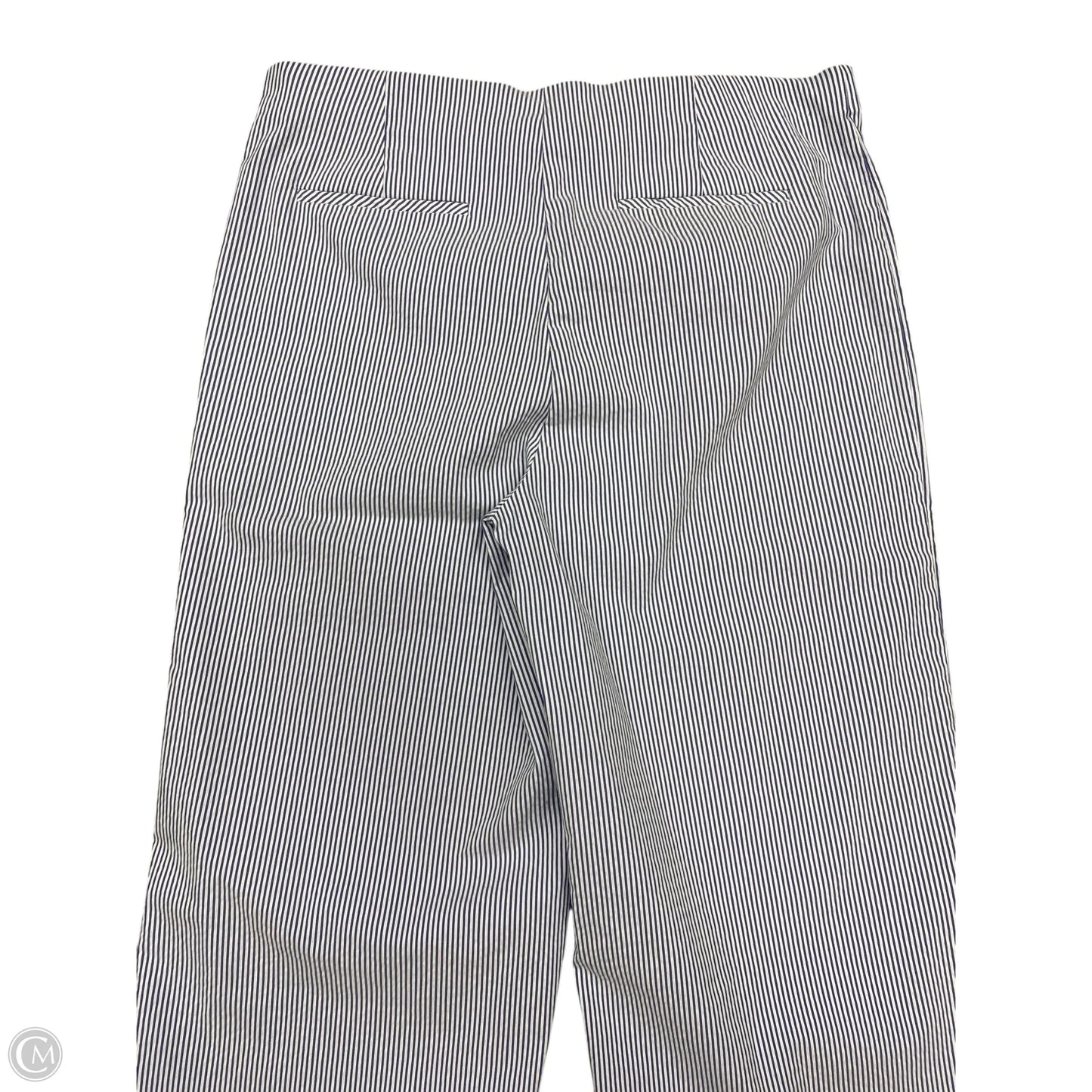 Pants Wide Leg By Chicos In Blue & White, Size: 16