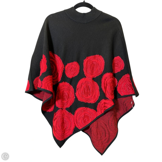 Shawl By Chicos In Black & Red, Size: L