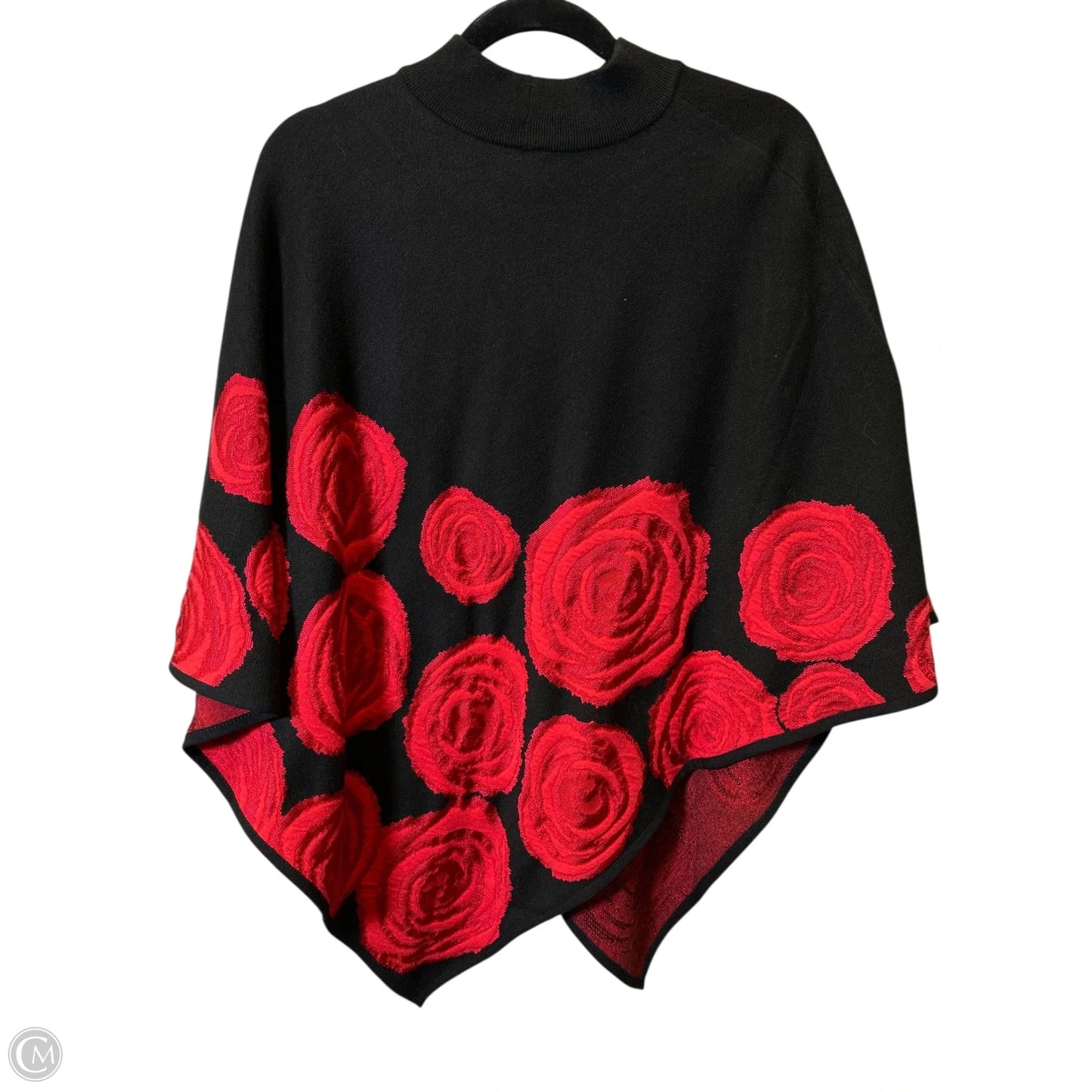 Shawl By Chicos In Black & Red, Size: L
