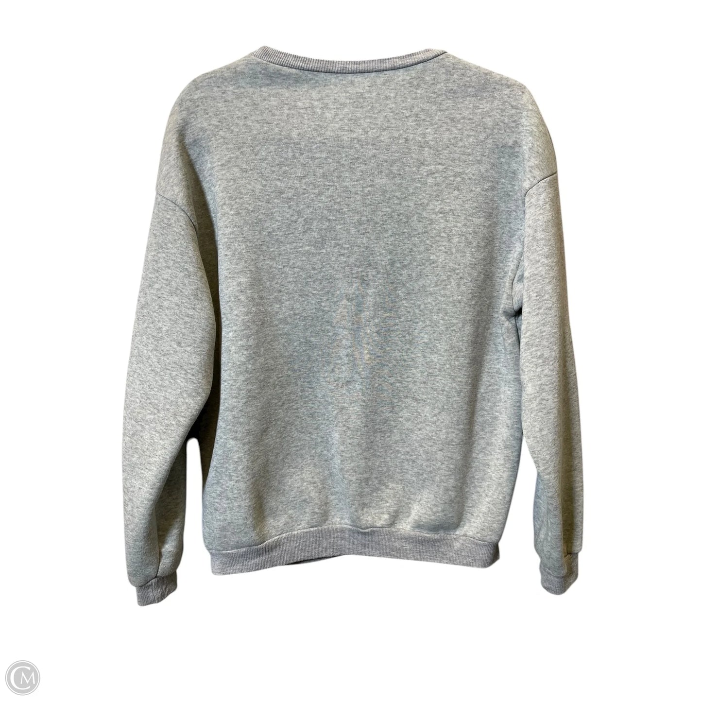 Sweatshirt Crewneck By Shein In Grey, Size: S