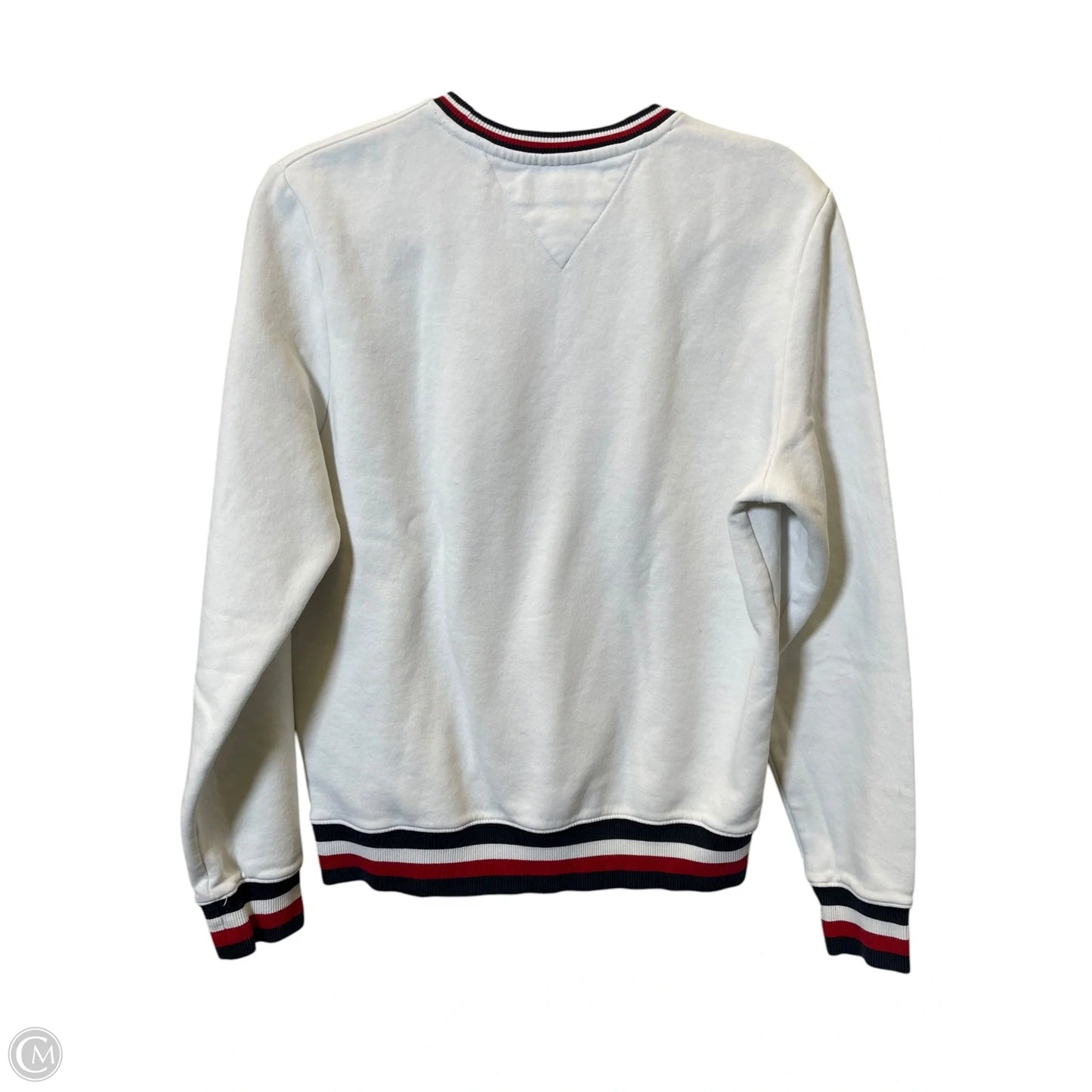 Sweatshirt Crewneck By Tommy Hilfiger In White, Size: S