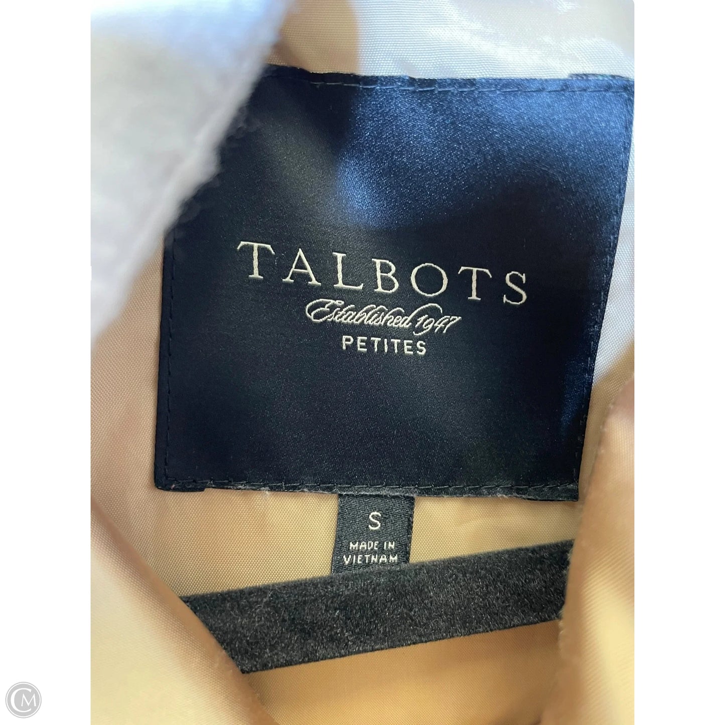 Vest Puffer & Quilted By Talbots In Gold, Size: S