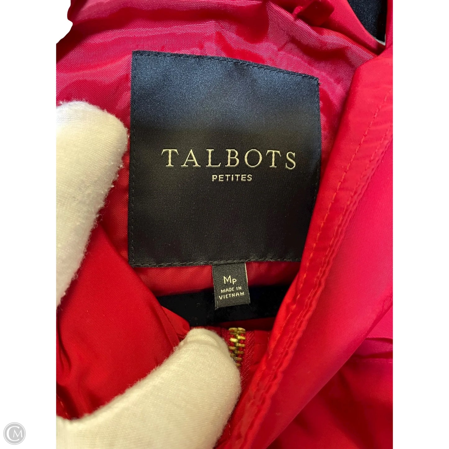 Vest Puffer & Quilted By Talbots In Red, Size: M