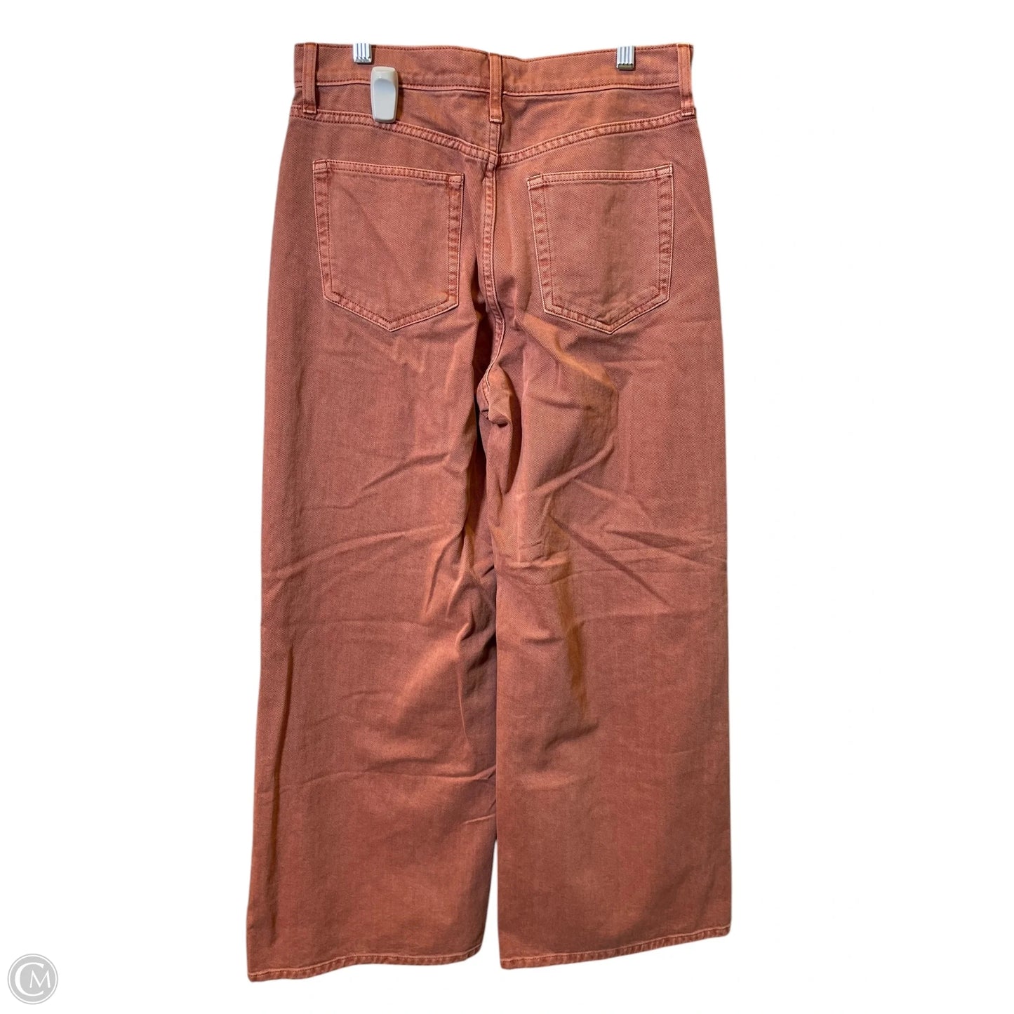 Jeans Wide Leg By Gap In Orange, Size: 8