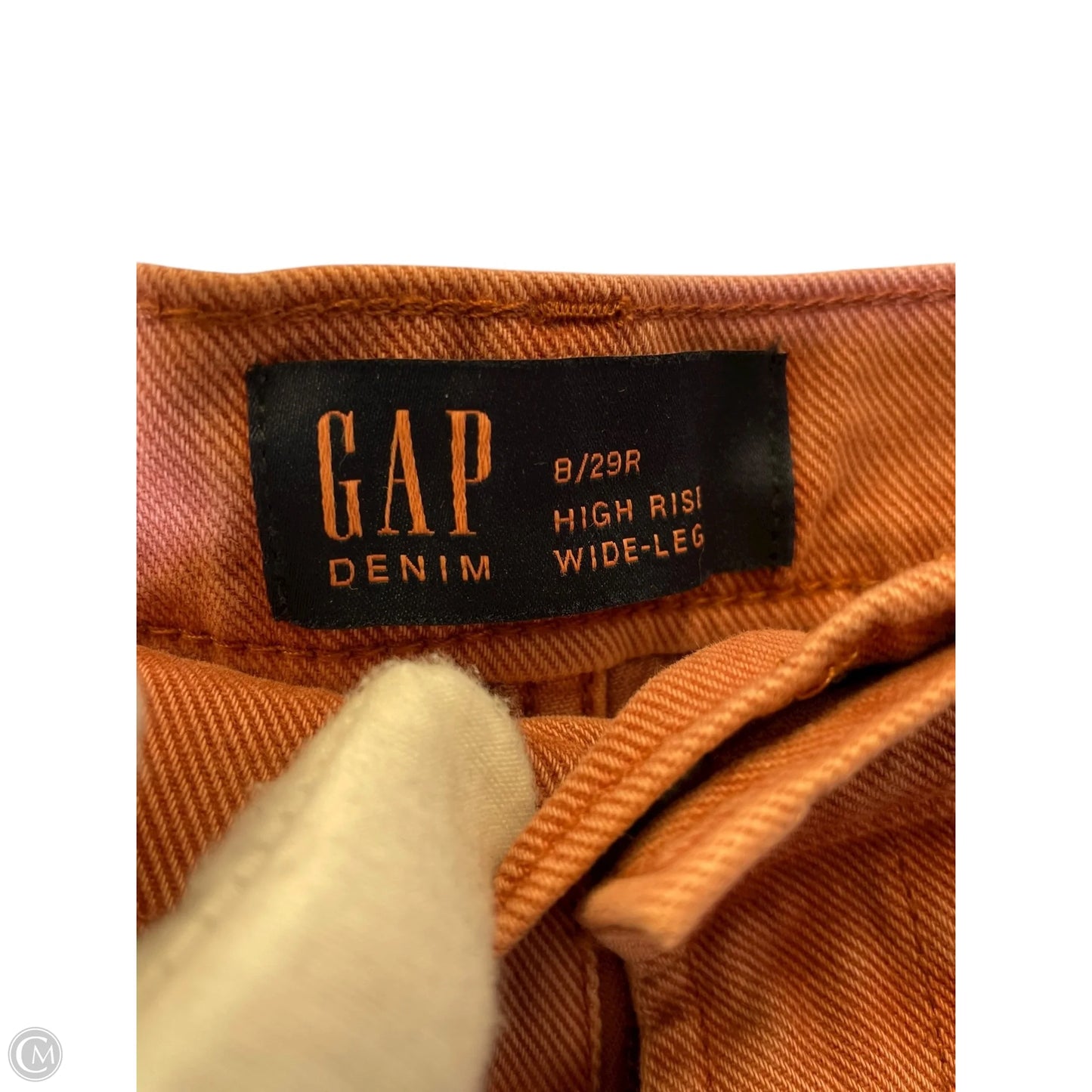 Jeans Wide Leg By Gap In Orange, Size: 8