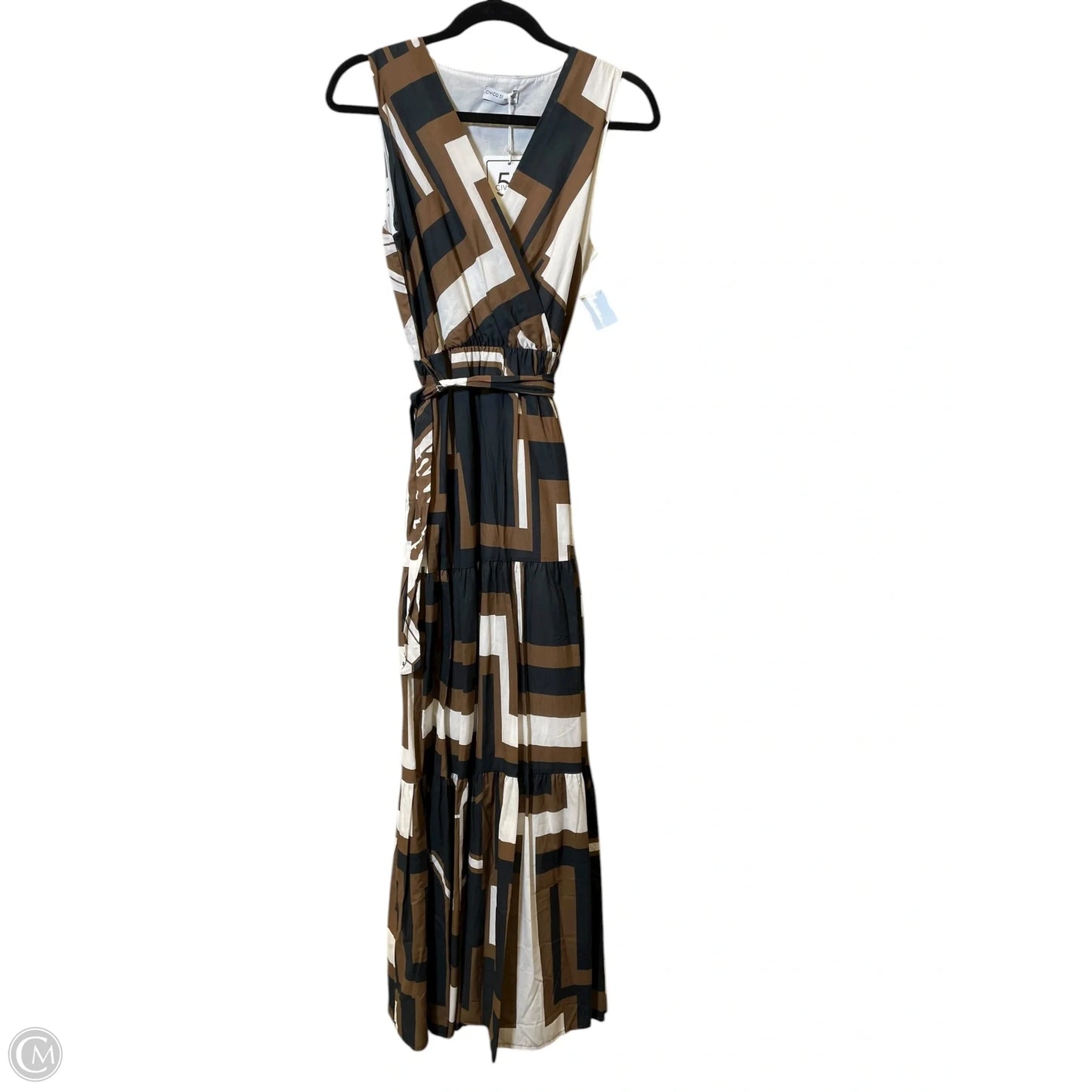 Dress Casual Maxi By Clothes Mentor In Multi-colored, Size: L