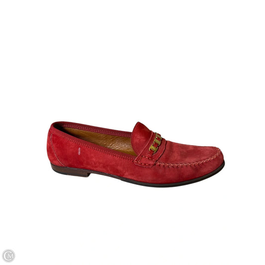 Shoes Luxury Designer By Ferragamo In Red, Size: 10