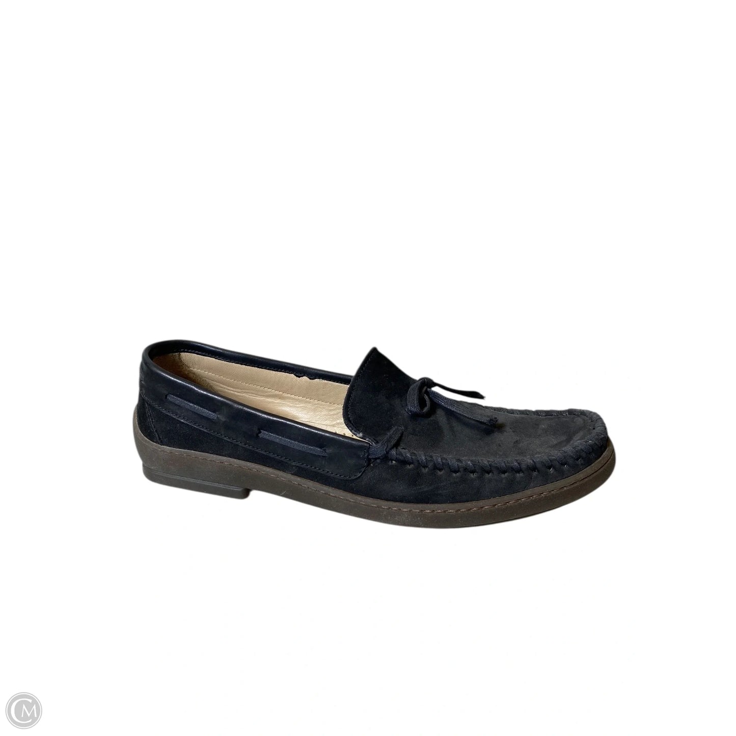 Shoes Luxury Designer By Ferragamo In Black, Size: 10