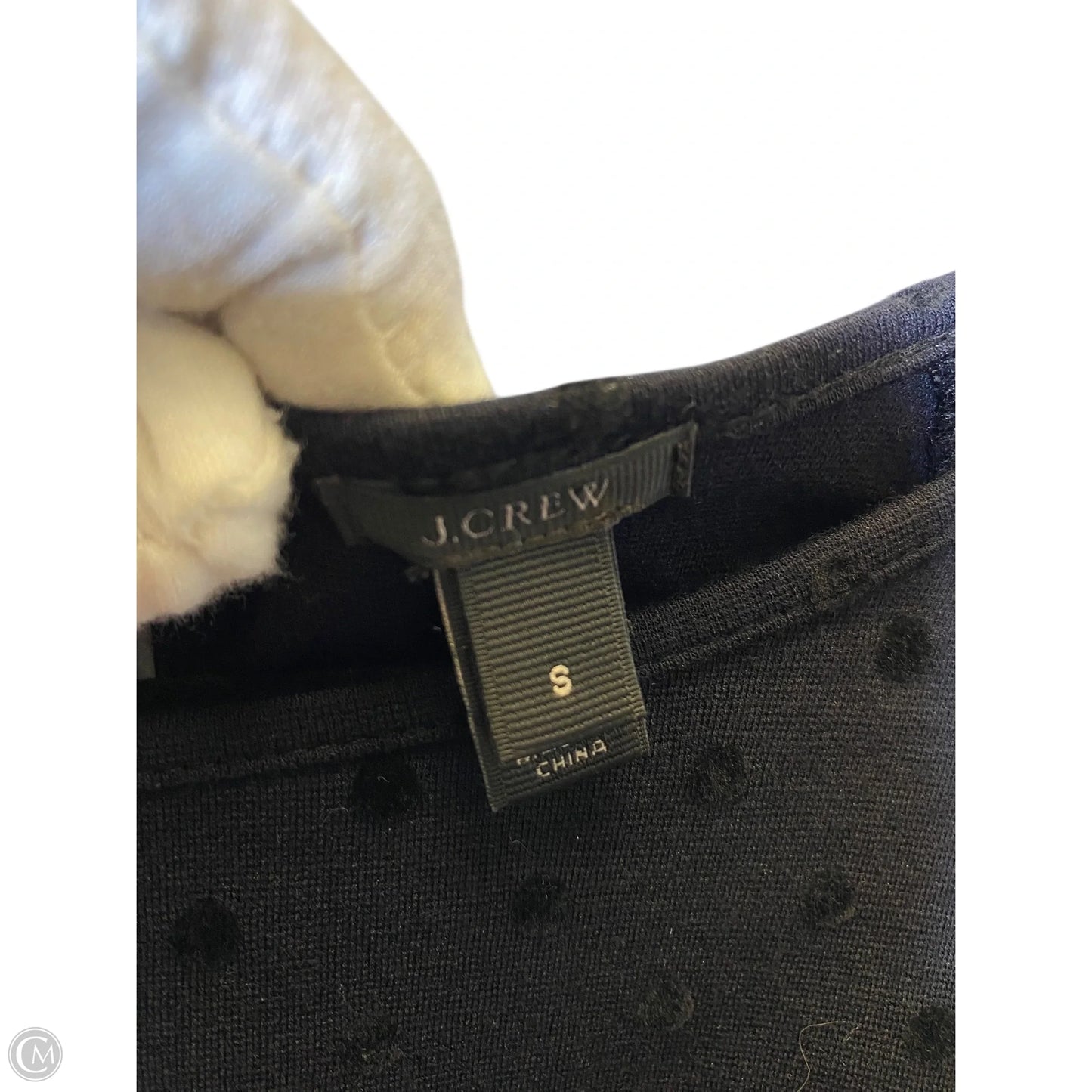 Top Long Sleeve By J. Crew In Black, Size: S