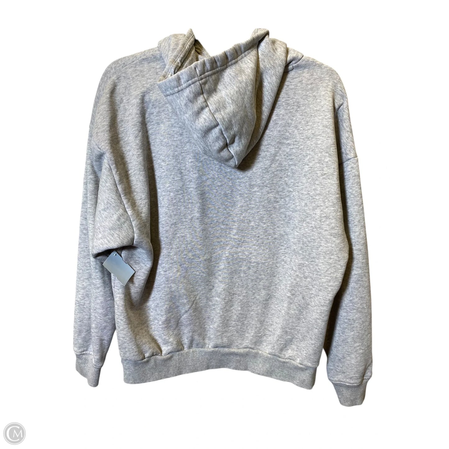 Sweatshirt Hoodie By Puma In Grey, Size: M