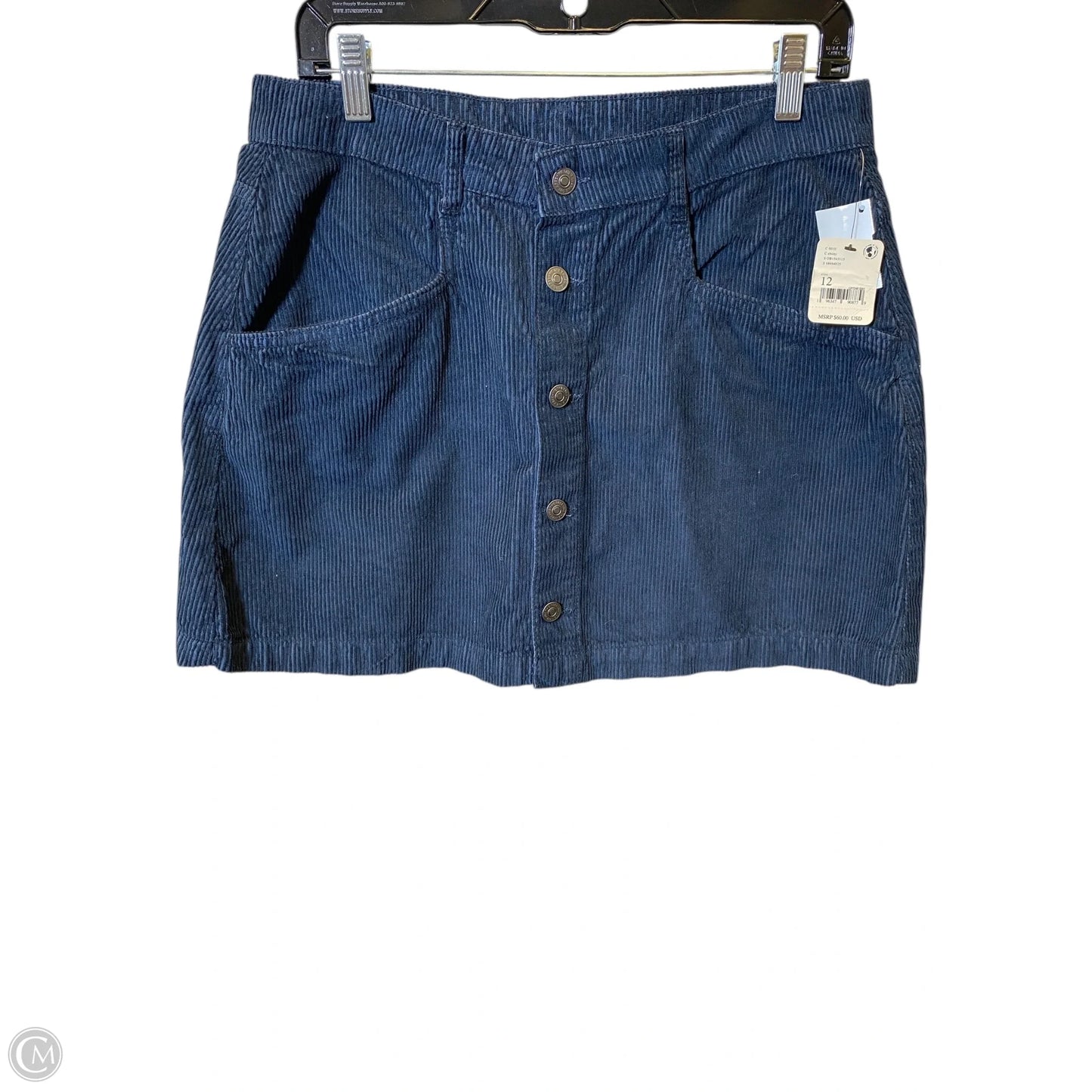 Skirt Mini & Short By Free People In Navy, Size: 12